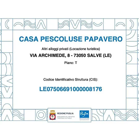 Casa Pescoluse 50M Dal Mare Apartment Marina Di Pescoluse Exterior photo